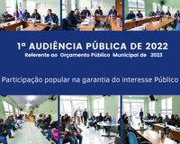 1ª AUDIÊNCIA PÚBLICA DE 2022