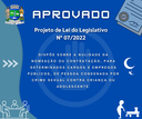 PROJETO DE LEI DO LEGISLATIVO Nº 07/2022